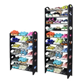 

6 \ 4 Tiers Fashion Practical Shelf Shoes Shoe Rack Storage Adjustable Home Bathroom Organizer Stand Cupboard Tower Dropshipping
