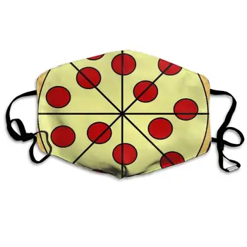 

Face Mask Pizza Cartoon Clip Art Trendy Cycling Half Face Earloop Face Mask for Girls