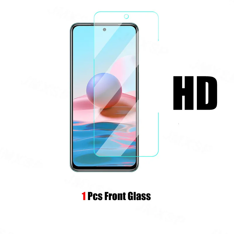 phone tempered glass Protective Glass For Xiaomi Redmi Note 10 Pro Max 10S Tempered Glass Screen Protector For Redmi X10 Pro Camera Lens Glass Film phone glass protector Screen Protectors