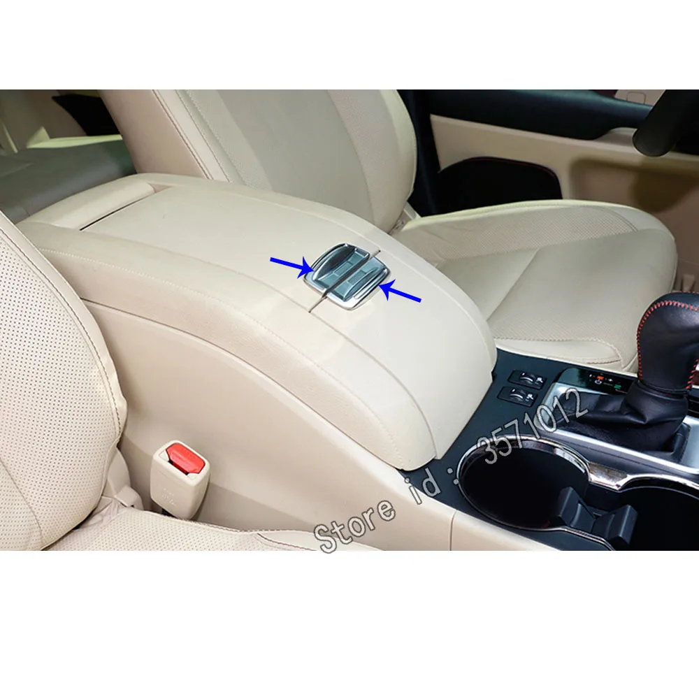 Для Toyota Highlander автомобильный чехол палка отделка ABS центральная консоль подстаканник Шестерня рамка коробки для хранения 2шт