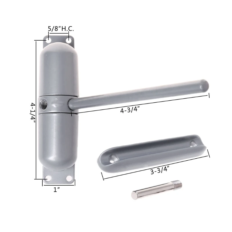 

Facile Spring Door Closer Automatic Latch Light Household Furniture Hardware Y1QB