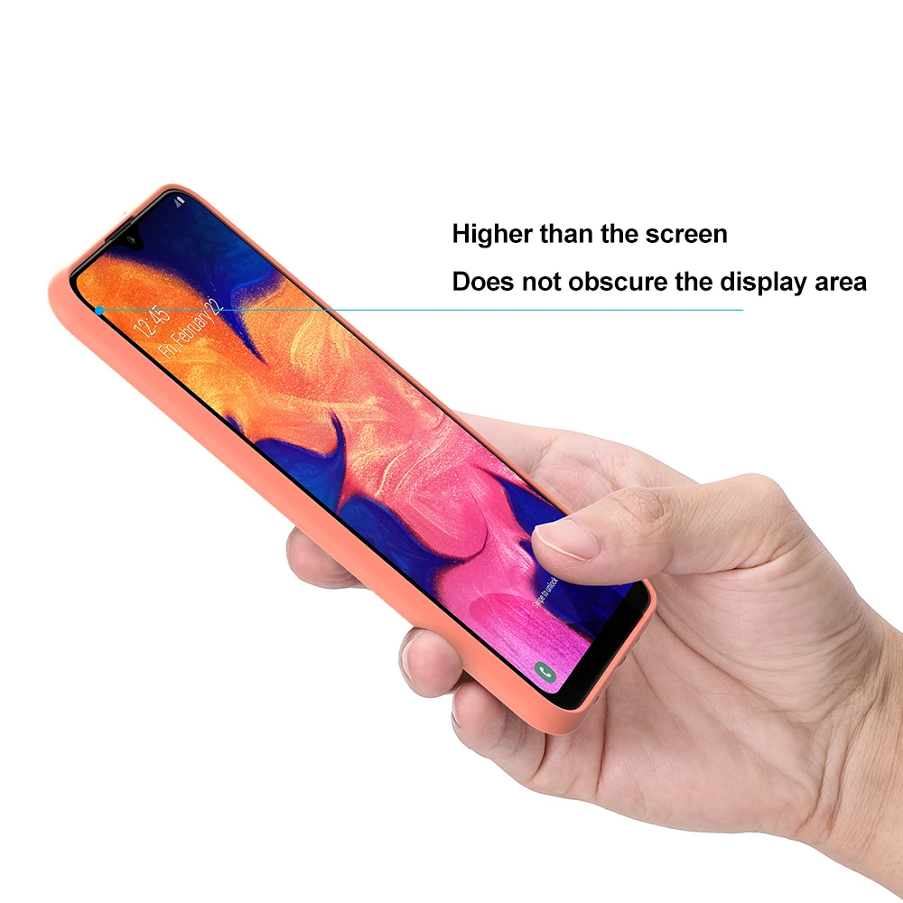 Жидкий силиконовый чехол для samsung Galaxy A10 гелевая Резина полная защита тела противоударный чехол для Galaxy A10