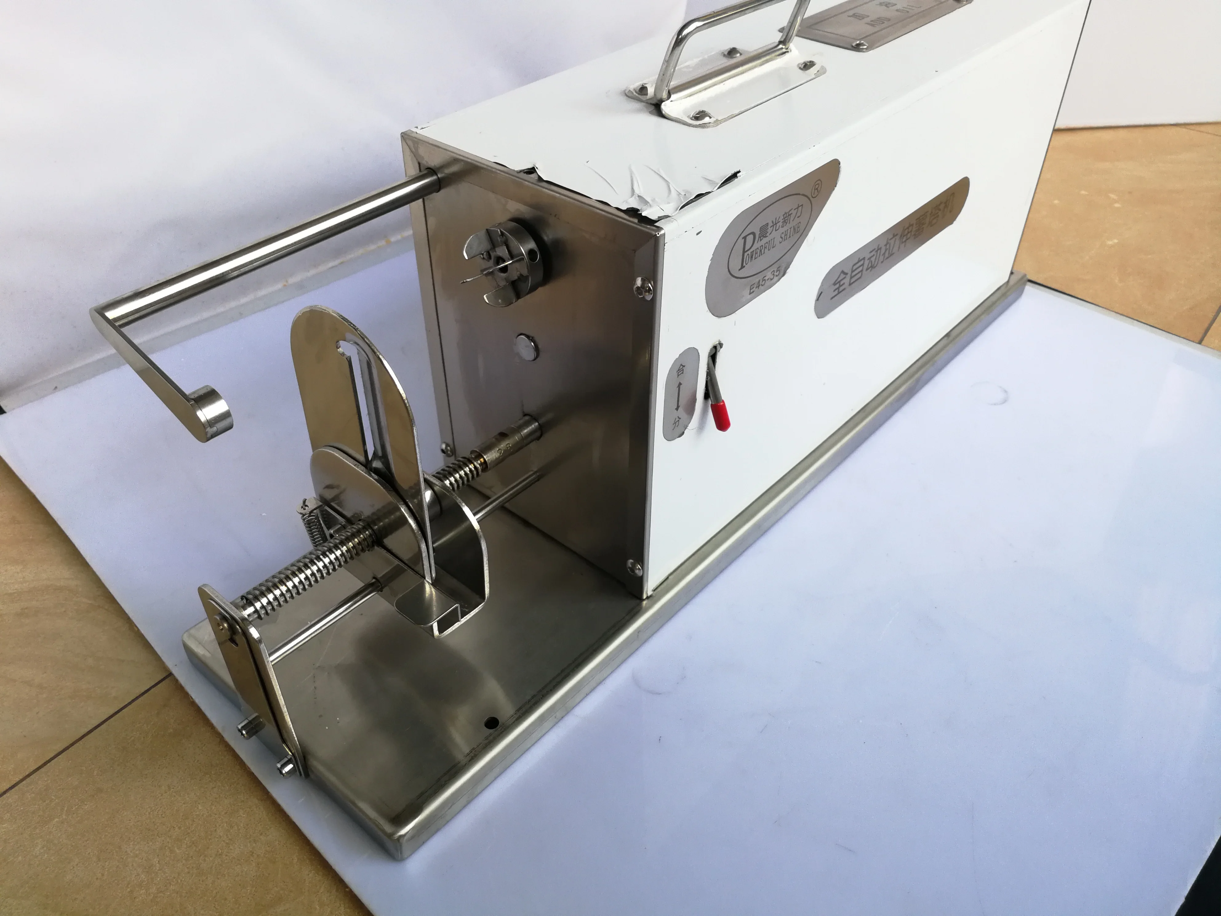 Automatic stretch Tornado potato machine,potato spiral cutting machine,potato cutter machine /potato chips machine electric type