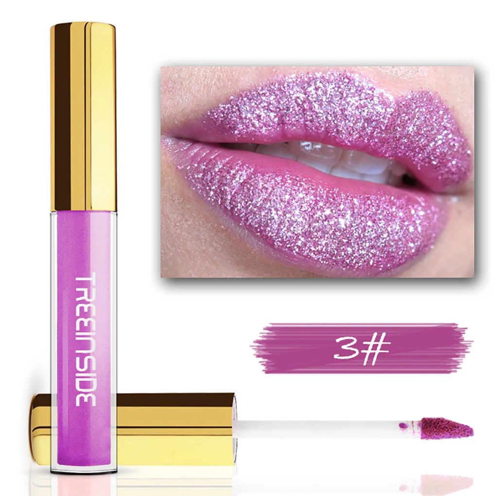 

3D Shiny Changing Colors Lip Gloss Shining Glitter Color Fast Natural Material Superstay Lipstick
