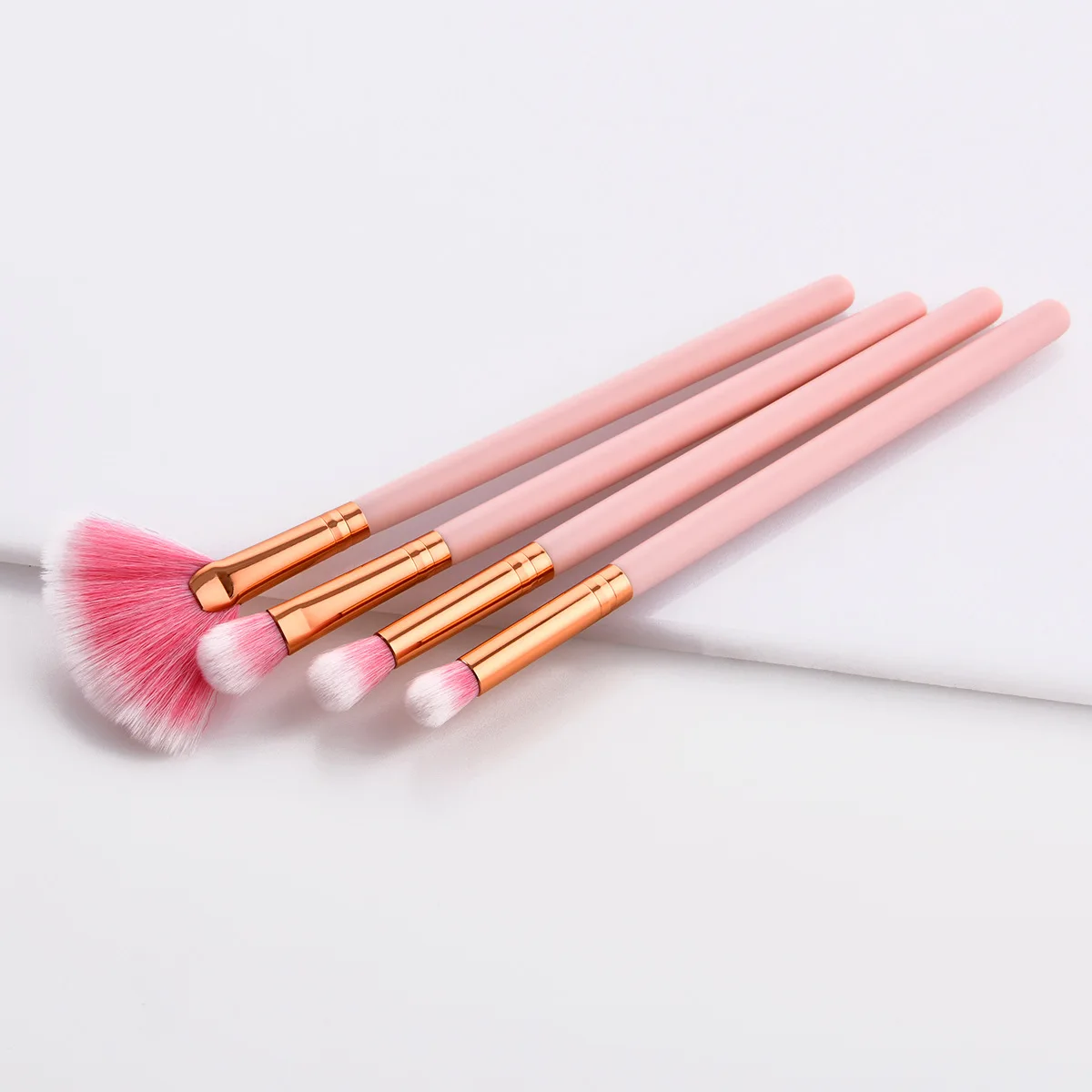 10pcs eye brushes powder handle sector brush flame brush make up Eyeshadow brush set free shipping with dhl