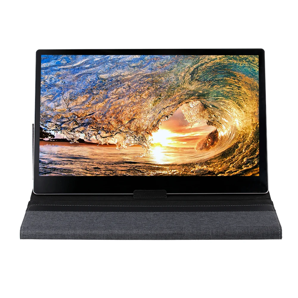 Портативный монитор Arealer 15,6 ''светодиодный 4K ips экран расширения для переключателя/PS4/ПК/ноутбука с сенсорным экраном батареи