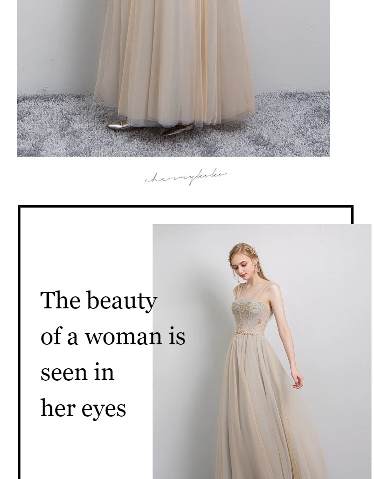 BGW Square Collar Tulle A Line Evening Dress Lace Up Up Backless Solid Color Crystal Formal Party Dress