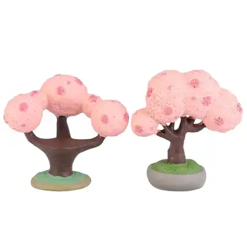 

2Pcs Miniature Landscape Resin Artificial Garden Courtyard Ornament Decoration For Halloween Birthday Festival Decoration