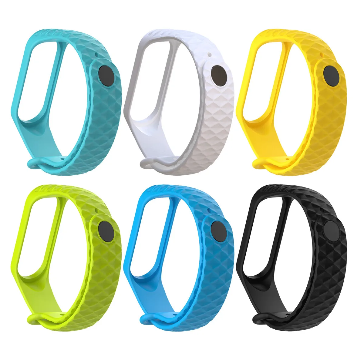 Ouhaobin 6/8 шт. ремешок для xiaomi mi band 4 браслет аксессуары мягкий силиконовый сменный ремешок mi band 3 ремень 107#2