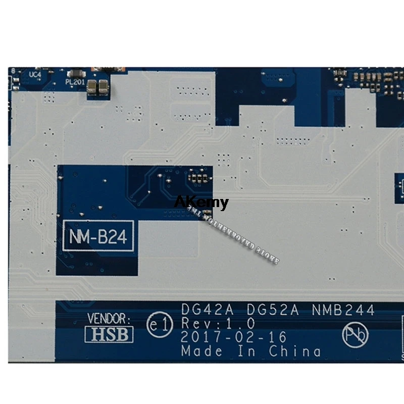 DG42A DG52A NMB244 основная плата для lenovo xiaoxin 5000 материнская плата для ноутбука Core SR341 I7-7500U DDR4 teste ok