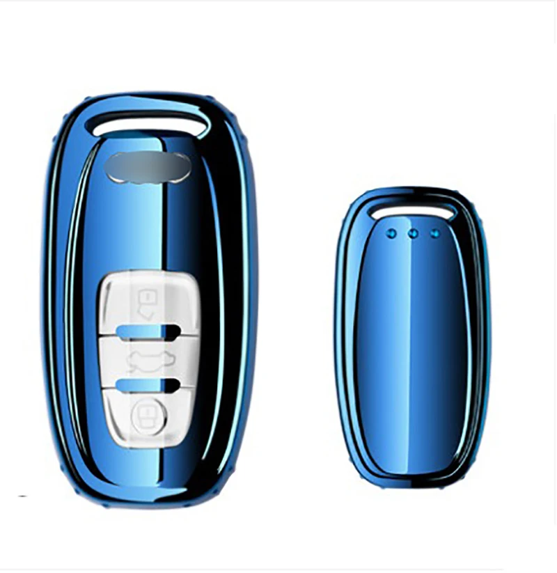 

New Soft TPU Key Protection Cover for Audi A4 A4L A5 A6 A6L Q5 S5 S7 Protect Shell Car Styling Cover Case
