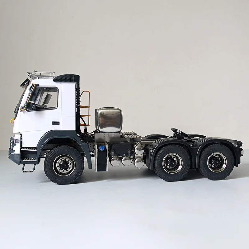 RC буксировочная головка 1:14 6*6 полный привод тяжелый буксировочный шасси кронштейн нагрузки дифференциальный замок мост буксировочная головка