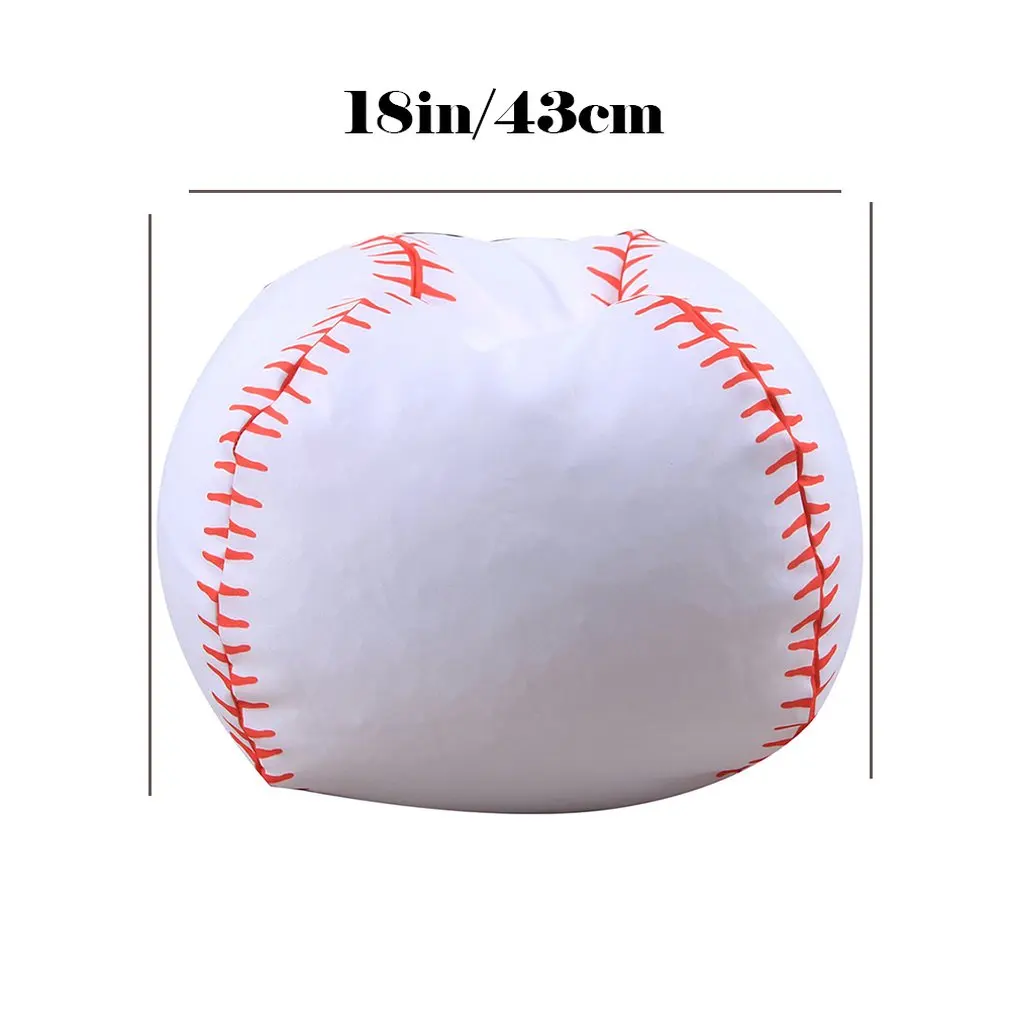 Plush Toy Pocket Soccer Basketball Storage Bags Rugby Canvas Pocket Toy Storage Bean Bag Soft Pouch Toy Organizer