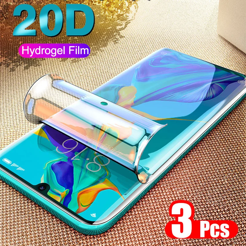 

20D Screen Protector Hydrogel Film For Huawei Mate 20 10 Lite P20 P10 Pro Protective Film For P Smart 2019 Nova 3 3i Not Glass