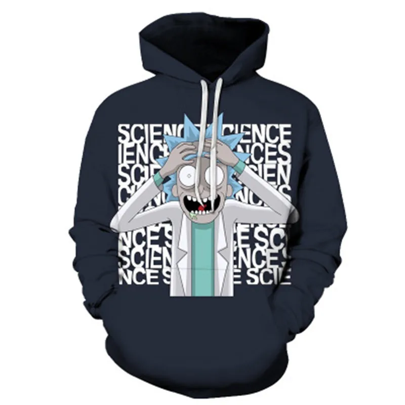 Новинка, Camiseta De Rick and marty, толстовки с 3D рисунком, унисекс, толстовка, мужская, брендовая, с капюшоном, на каждый день, спортивный костюм, пуловер, аниме, толстовка с капюшоном - Цвет: 4
