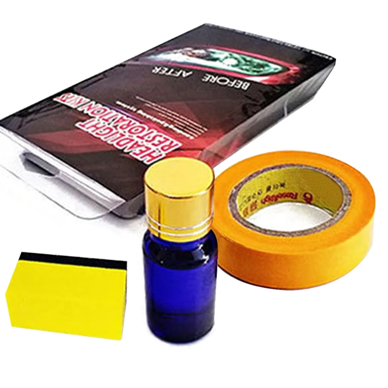 Car Headlamp Polishing Anti-scratch DIY For Car Head Lamp Lense Increase Visibility Headlight Restorstion Kit Restores Clarity