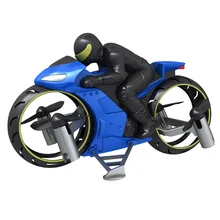 RC Мотоцикл амфибия дистанционного Управление четырехосный Бла(беспилотный летательный аппарат одним ключом рулона светильник с трёхмерными чертёжами