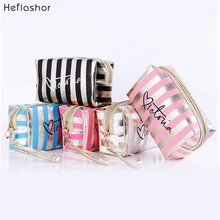 HEFLASHOR, женская сумка для макияжа, водонепроницаемая, лазерная, косметичка, ПВХ, сумка, для мытья, для туалетных принадлежностей, сумка для путешествий, органайзер, чехол, Mujer Bolsa