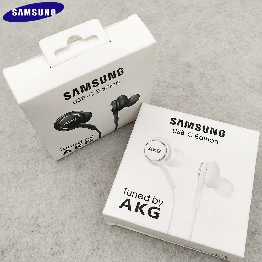 Samsung-auriculares tipo C Galaxy Note 10 S20 Plus, cascos internos con micrófono y cable, Control de volumen, USB-C, para S21, S20, Note 20, Ultra, A80, A90
