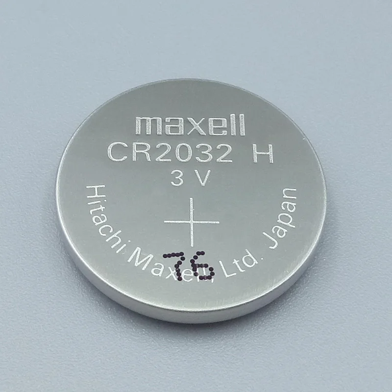 Original Japan Maxell CR2032H button battery 3V 240mAh high capacity  electronic power button Cell batteries for car key computer _ - AliExpress  Mobile