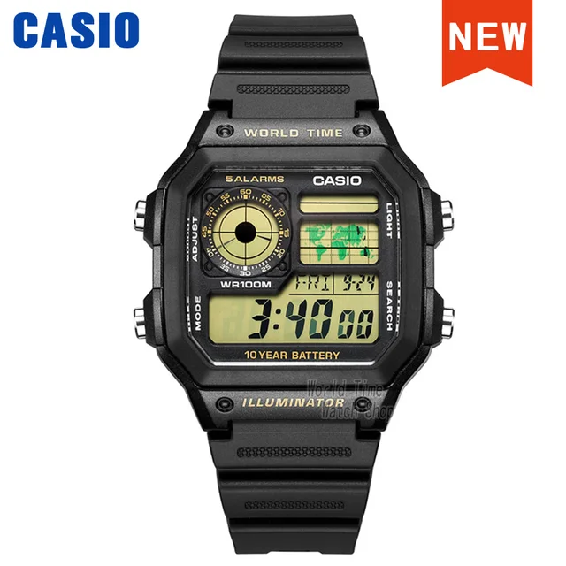 Casio watch men watch luxury LED clocks digital wristwatch Chronograph 200m Waterproof watches quartz sport men watch AE1200WH1B