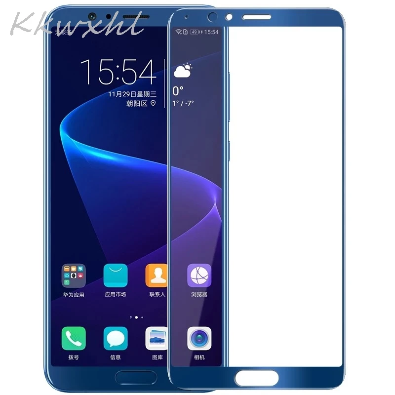 Закаленное стекло для Huawei Honor View 10 Защитная пленка экрана 5 99 дюйма с полным