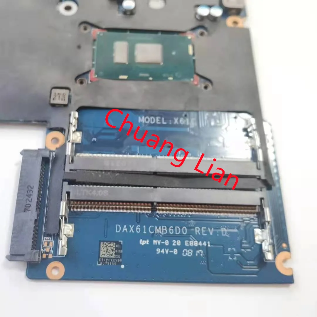 X61C  DAX61CMB6D0 For HP ProBook 430 G3 440 G3 Laptop Motherboard DAX61CMB6C With  CPU i5-6200U SR2EY DDR4100% Fully Tested best chipset for gaming pc