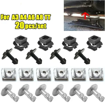 

Hot Sale Engine Undertray Underbody Shield Clips Fastener Kit For A4 B6 A6 A8 TT Mk1 High Quality