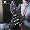 ROCKBROS Winter Gloves Adjustable Touch Screen Gloves Warm Fleece Scooter Motorcycle Gloves Cycling Windproof Ski Gloves 6