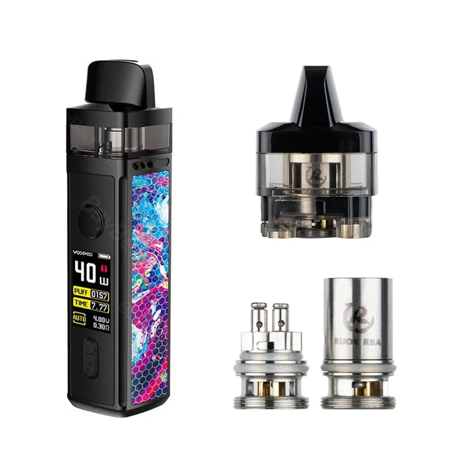 Сменная катушка RUOK RBA для VOOPOO Vinci / X Mod Pod Vape Kit Ремонтопригодный разъем 510 адаптер
