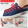 1 Pair No Tie Shoe laces Elastic Shoelaces Outdoor Leisure Sneakers Quick Safety Flat Shoelace Kids And Adult Unisex Lazy laces ► Photo 3/6