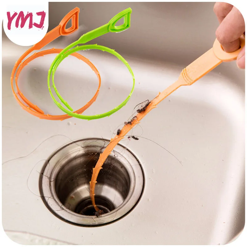 Bathtub Cleaning Hook Tool Bathroom Floor Hair Cleaner Sewer Filter Drain Cleaners Clog Kitchen Sink Drian Strainer | Дом и сад