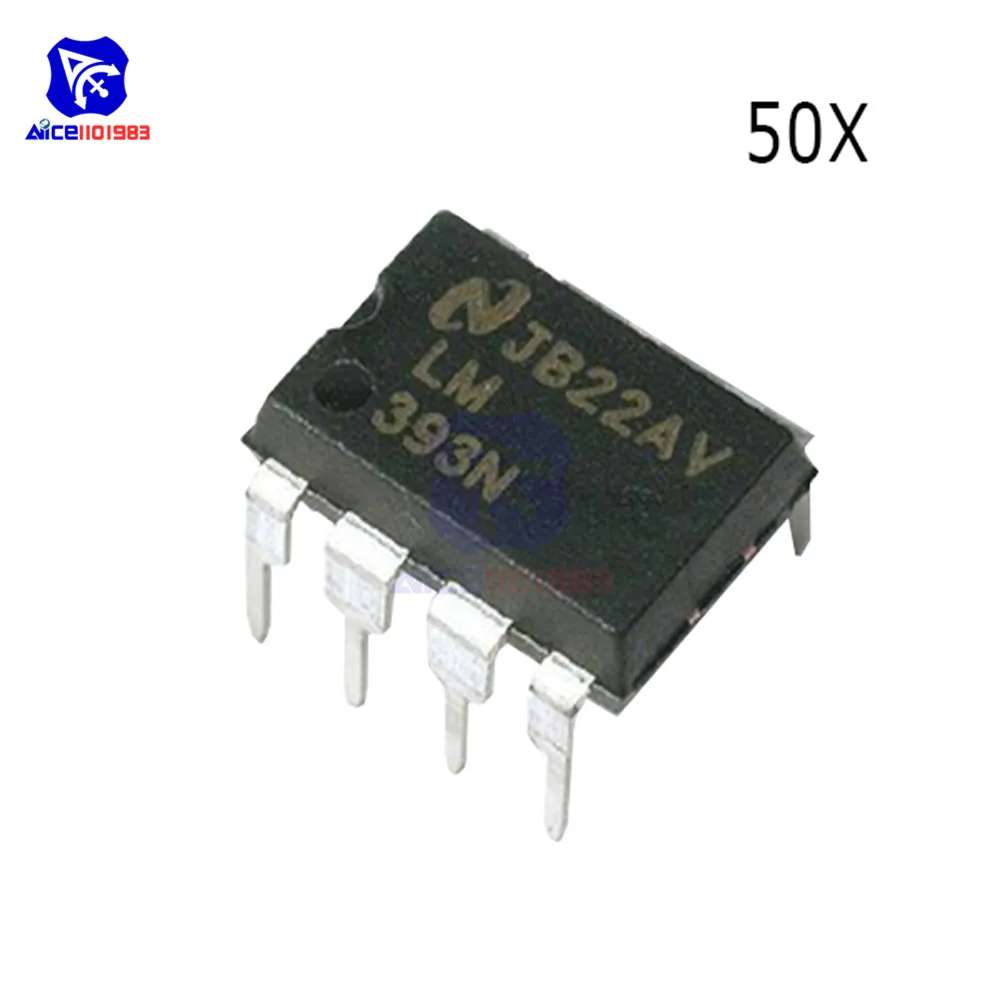 Diymore 50 шт./лот IC чипы LM393N LM393P LM393 DIP8 регулятор напряжения оригинальная
