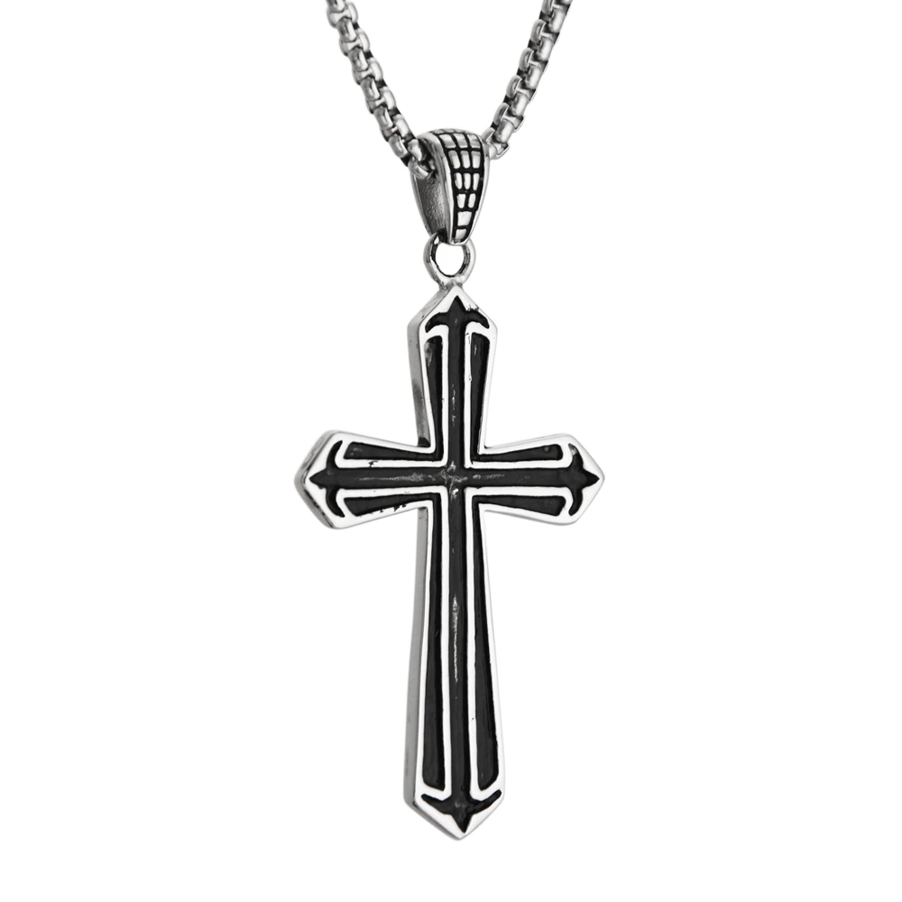 2019 New Goofan Hiphop Bird Cross Necklace Pendants Stainless Steel Grace Fashion Style Jewelry For Man Women Gift STN2657 | Украшения и