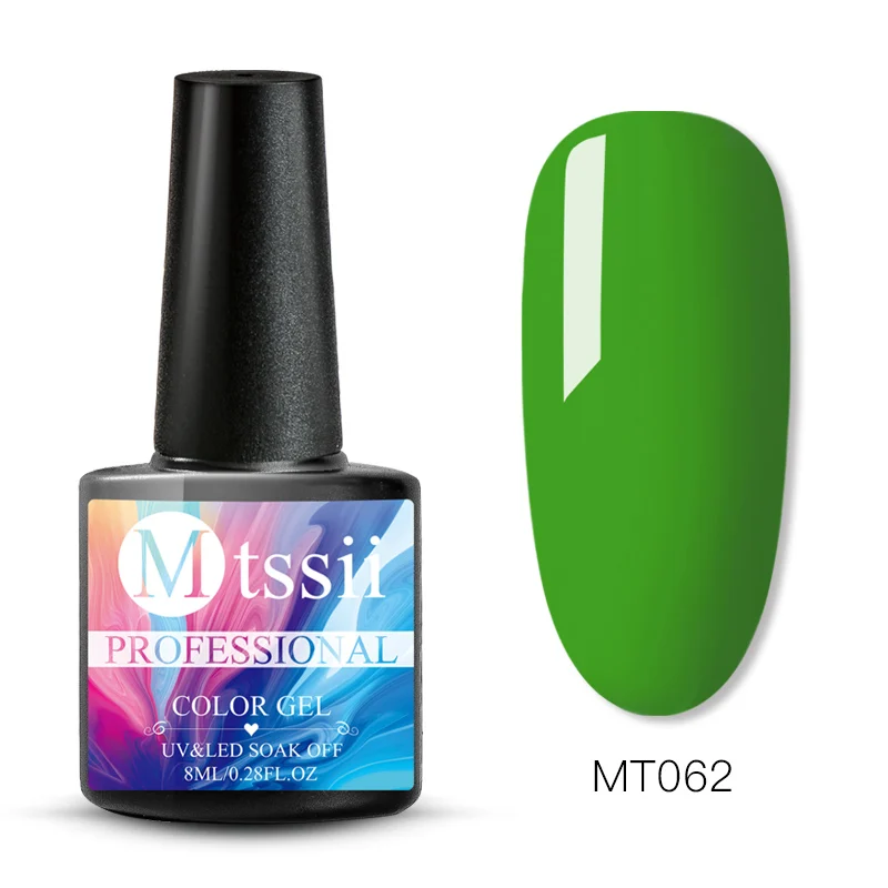 Цветной Гель-лак Mtssii для ногтей, Набор ногтей, впитывающее верхнее Базовое покрытие, УФ-Гель-лак, Полупостоянный маникюрный лак для ногтей - Цвет: VS01539