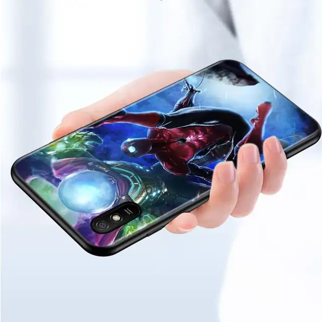 Silicone Cover Spiderman Comic For Xiaomi Redmi 9 9T 9C 8 7 6 Pro 9AT 9A 8A 7A 6A S2 5 5A 4X Plus Phone Case Style 08