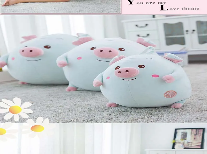 1 шт., милая мягкая плюшевая подушка Kawaii Love Pig, плюшевая подушка, плюшевая подушка с милым животным, ручная грелка, китайская свинья-Зодиак, игрушка, кукла, подарок на день рождения, малыш