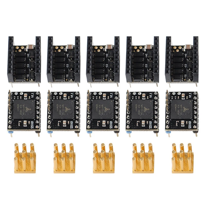 ^*Best Offers PPYY-3D Printer Motherboard Accessories TMC5161 Driver + Inline Tweezer Kit x5PCS Nema17/23 ^*Best Offers PPYY-3D Printer Motherboard Accessories TMC5161 Driver + Inline Tweezer Kit x5PCS Nema17/23