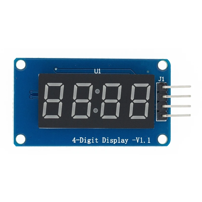 Модуль цифросветодиодный светодиодного дисплея TM1637 1 шт. 4 бита для arduino 7