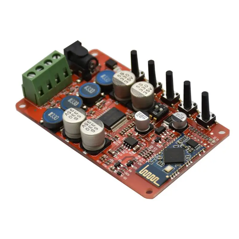 TDA7492P AUX 50Wx2 Bluetooth 4,0 приемник Цифровой усилитель доска акриловый чехол