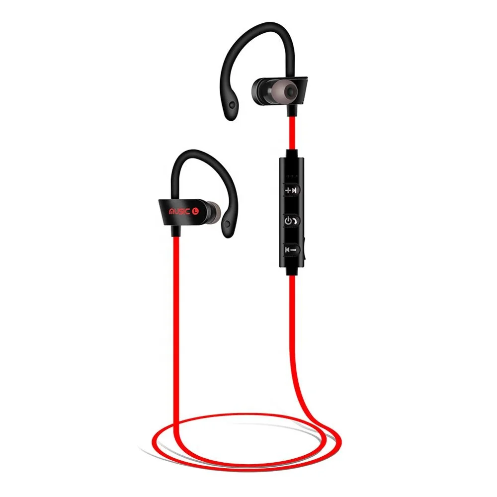 Супер-Aural Bluetooth наушники беспроводные для спорта с микрофоном спорта/бега/работы