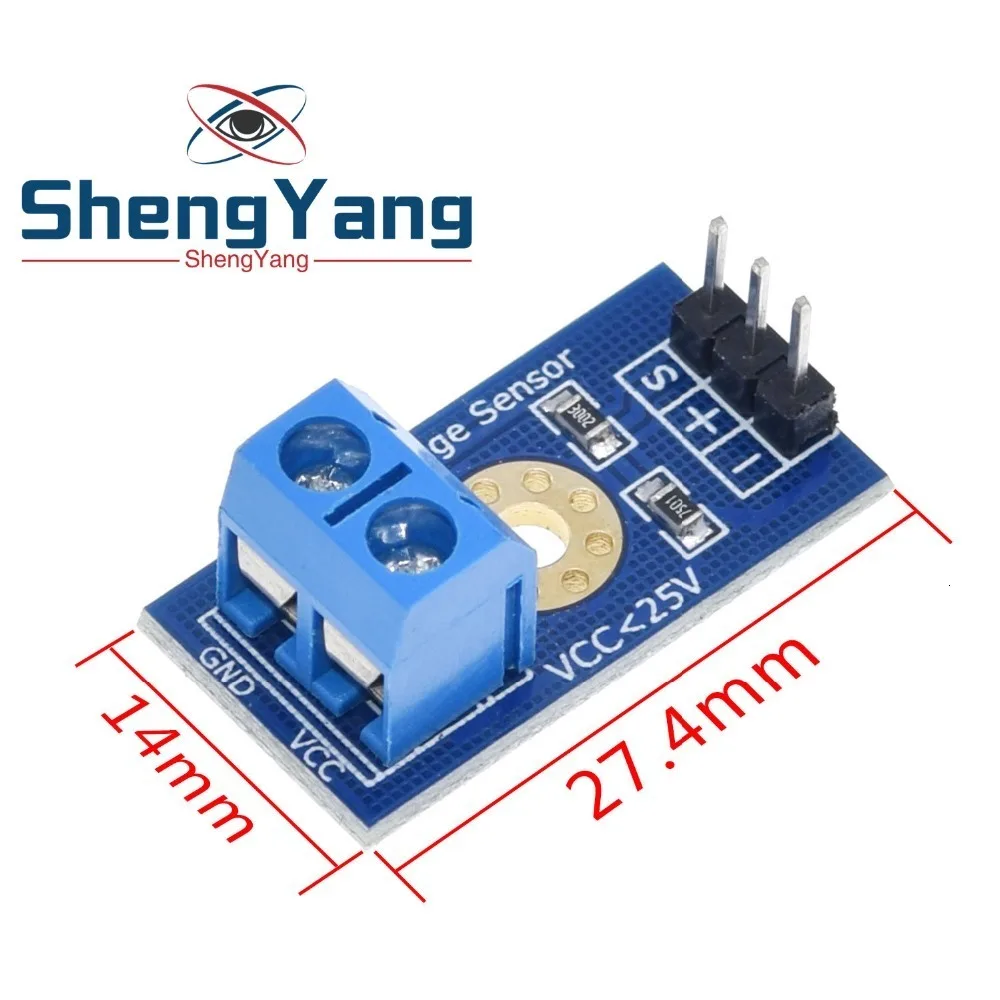 1 шт./лот ShengYang стандартный модуль датчика напряжения тестовые электронные кирпичи для робота для Arduino