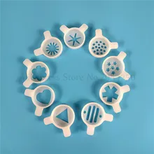 9 в 1 Набор Фруктового мороженого модельная Кепка Запчасти Пластик комплект сопел мягкое мороженое машины литья под давлением крышкой 29 мм внутренняя Диаметр 9 в 1 Набор Фруктового мороженого модельная Кепка Запчасти Пластик комплект сопел мягкое мороженое машины литья под давлением крышкой 29 мм внутренняя Диаметр