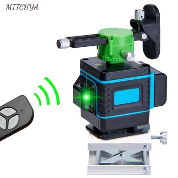 

12 Lines Laser level 3D Green light Wall and Floor High-Precision Super Powerful 360 Laser level Green Beam