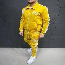  Zipper Cardigan Long-Sleeved Jacket With Rope Trousers Two Pieces Outfits Casual Sports Men's Comfortable Cardigan Jacket 