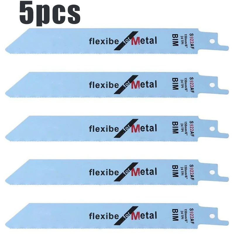 

5pcs BIM Saw Blades Straight Cutting Non Ferrous Metal Gasket Pipe Profile Power Cutter Tool Accessories