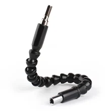 295 мм гибкий вал, шестигранная электрическая дрель, Универсальный вал, удлинительная отвертка, держатель бит, соединительный стержень, инструменты для ремонта автомобиля, черный цвет