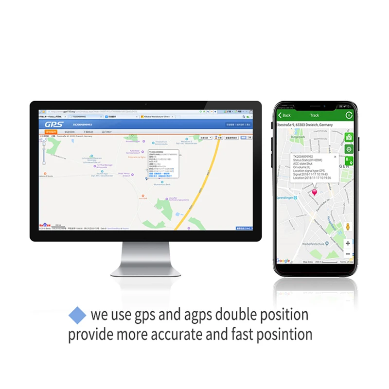 Gps трекер 4400 мАч 90 дней в режиме ожидания трекер 2G GSM gps локатор водонепроницаемый Магнит голосовой монитор в реальном времени веб-отслеживание