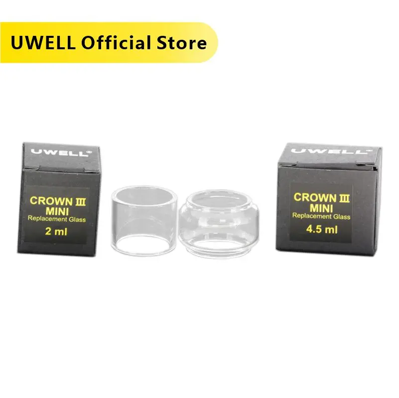 UWELL CROWN 3 MINI Quartz Glass Tube 2ml/4.5ml For III Vape Tank Atomizer Electronic Cigarette Replacement Part | Электроника