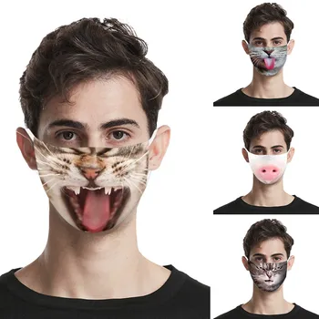 

Dust Mask Animal Cat Print Adult Masks Multi-purpose Masks Reusable Face Cover Funny Women Men Face Mask Washable Fabric Mask#45
